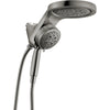 Universal Showering 6-SETTING Hydrorain With Proclean - Lumicoat Black Stainless