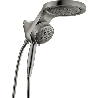 Universal Showering 6-SETTING Hydrorain With Proclean - Lumicoat Black Stainless