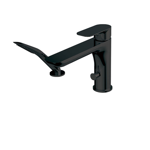 Aquabrass 2-piece deckmount tub filler with handshower