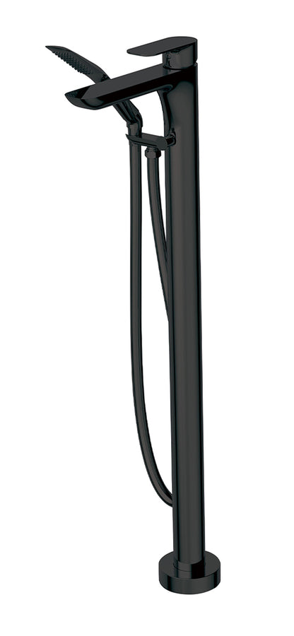 Aquabrass Floormount tub filler with handshower