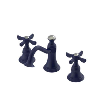 Rubinet Widespread Lav. Set. (less drain) Midnight Blue