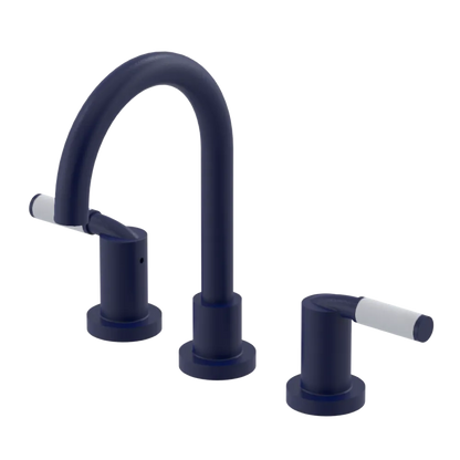 Rubinet Widespread Lav set (less drain) Midnight Blue