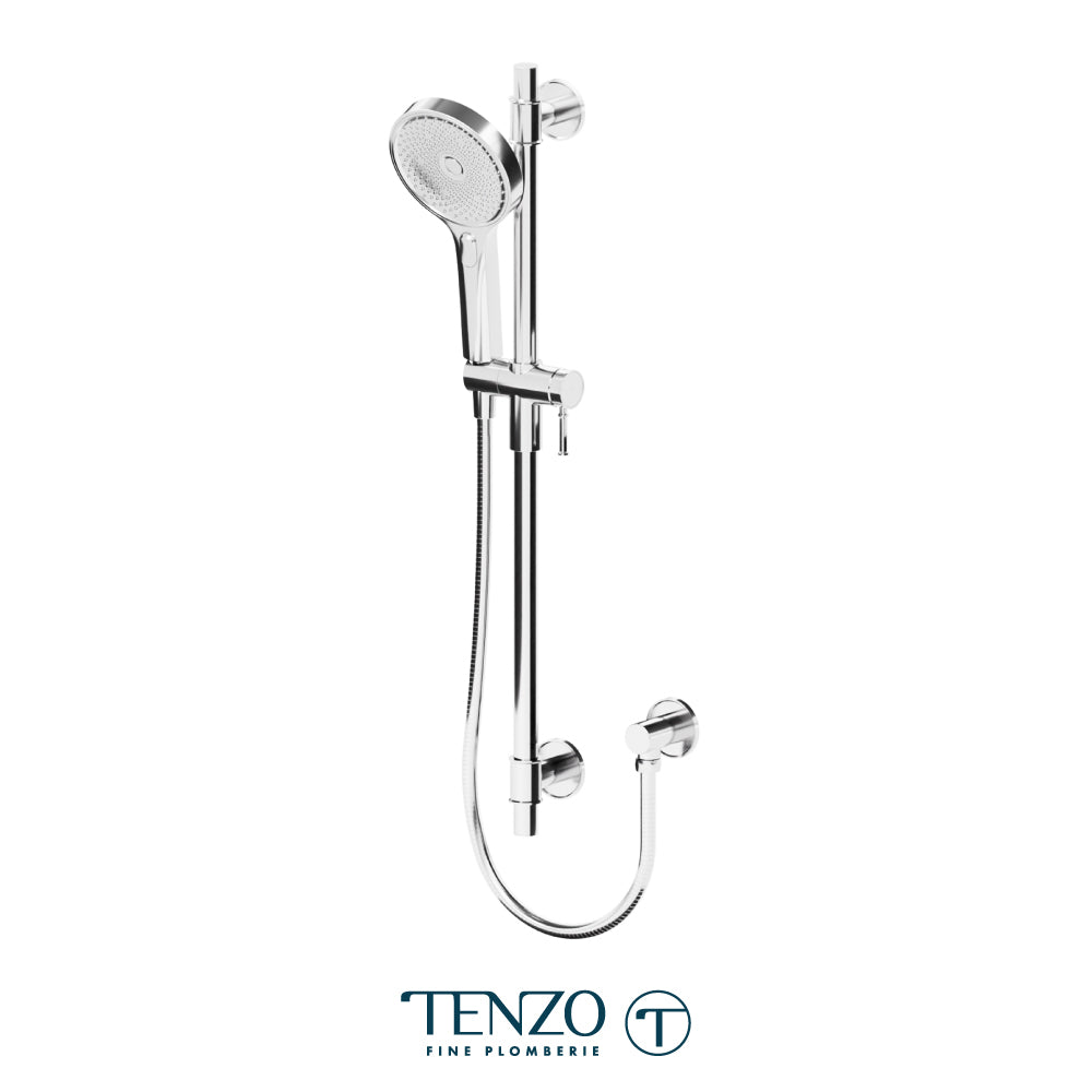 Shower sliding bars kits whit supply elbow