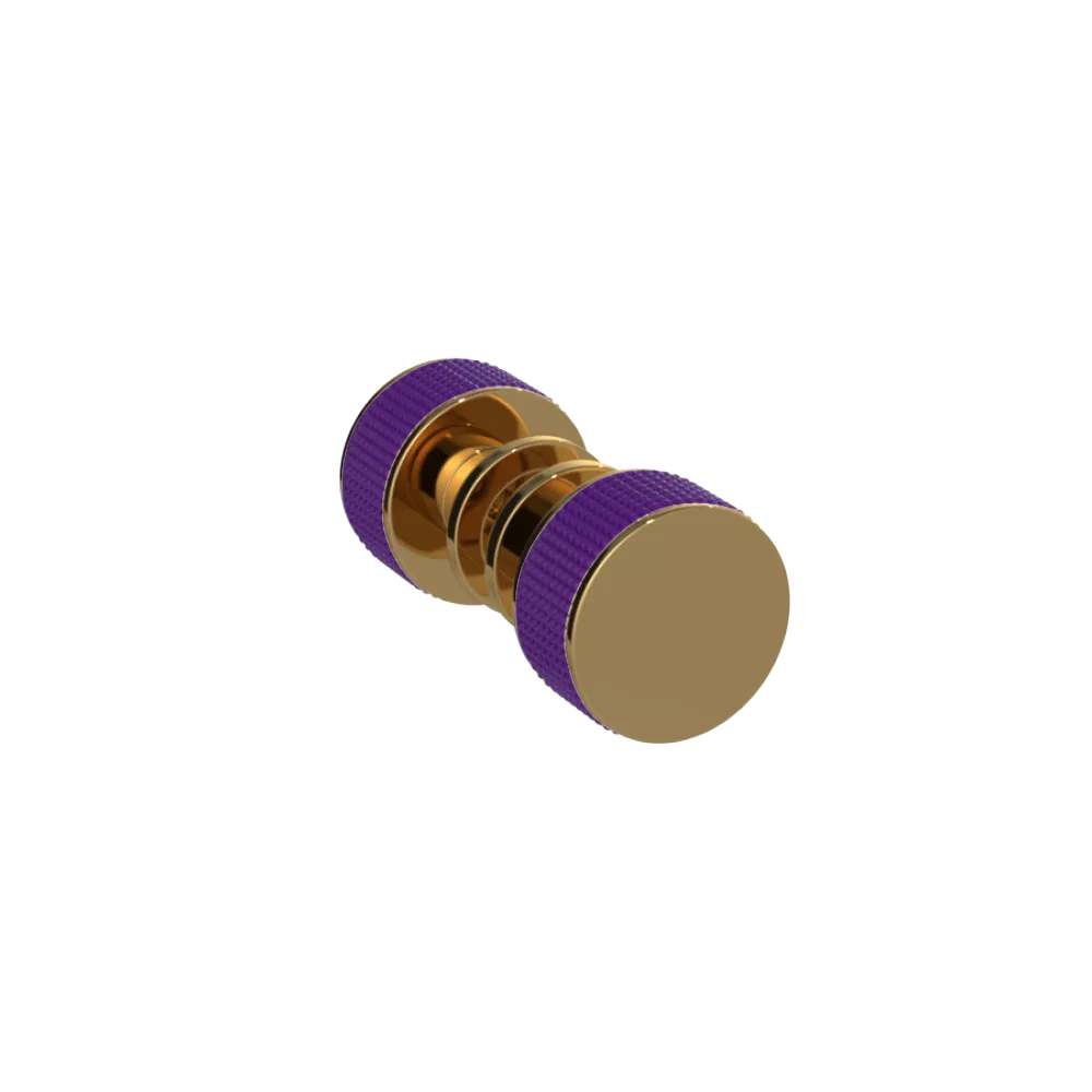 Rubinet Shower Door Knob (set) Gold