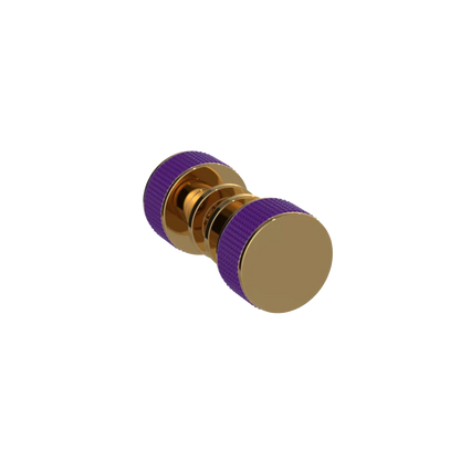 Rubinet Shower Door Knob (set) Gold