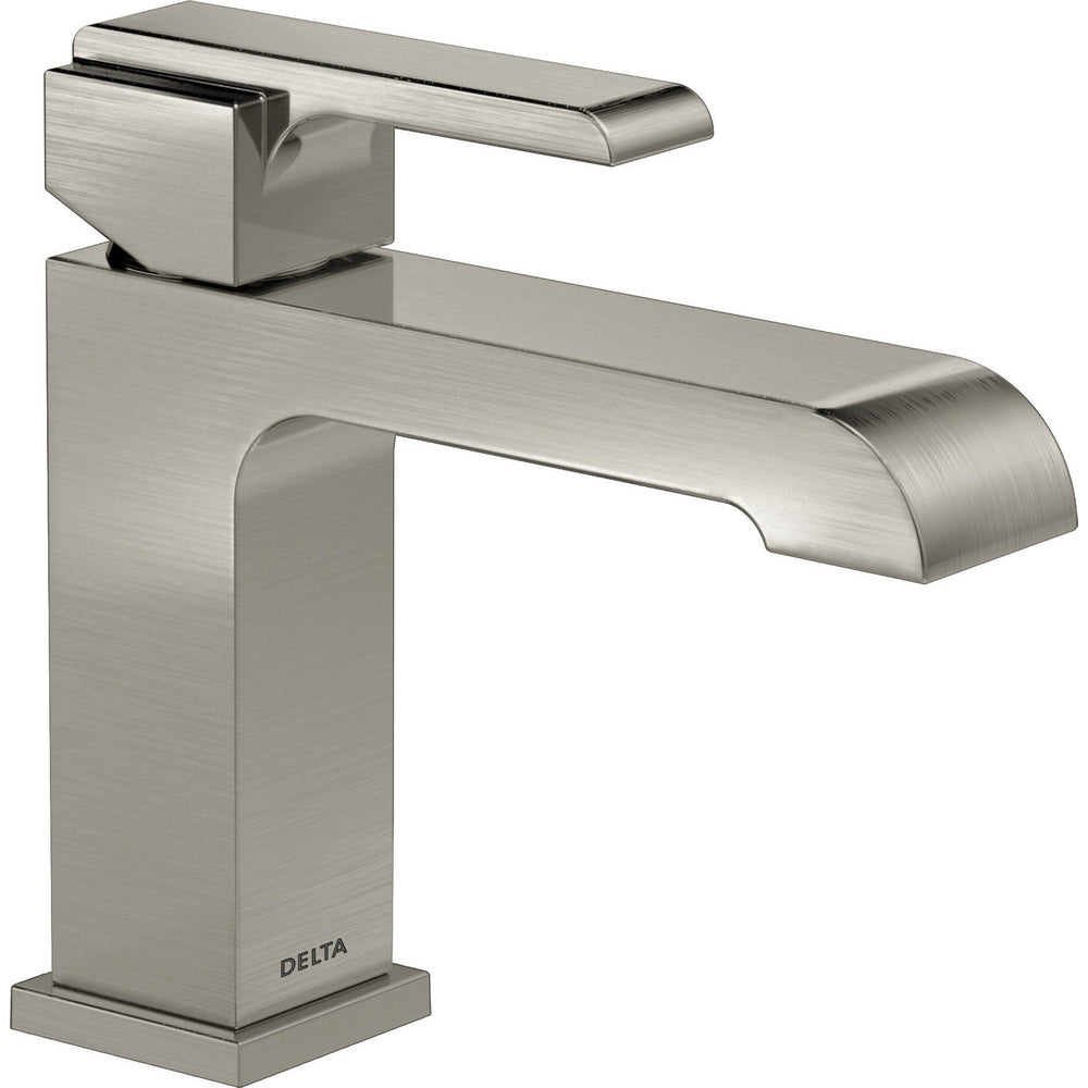 Ara Single Hole - Single HANDLE-4"PLATE/METAL Pop-up - Stainless Steel