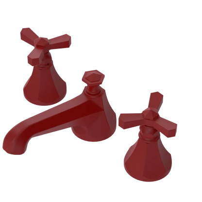 Rubinet Widespread Lav. Set. (less drain) Maroon