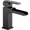 Ara Delta Ara Single-handle Lavatory Faucet - Channel Spout - Matte Black
