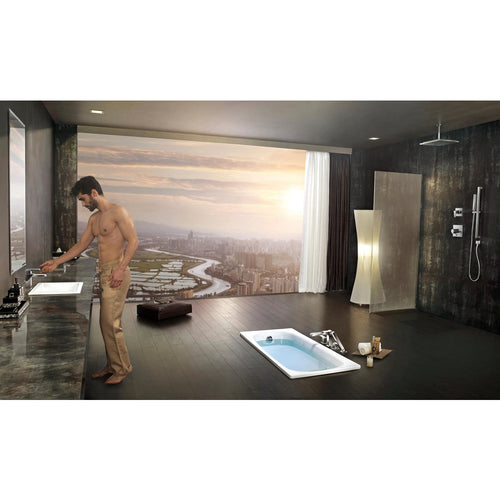 Delta Channel Roman Tub With Hand Shower