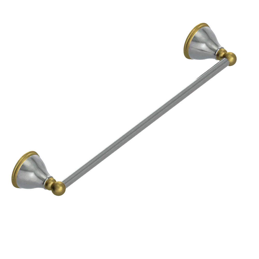 Rubinet Towel Bar 18" Satin Nickel