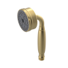 Rubinet 3 Function Hand Held Shower Only Satin Brass