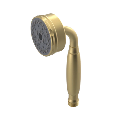 Rubinet 3 Function Hand Held Shower Only Satin Brass