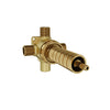 Baril 2-port diverter rough valve with off
