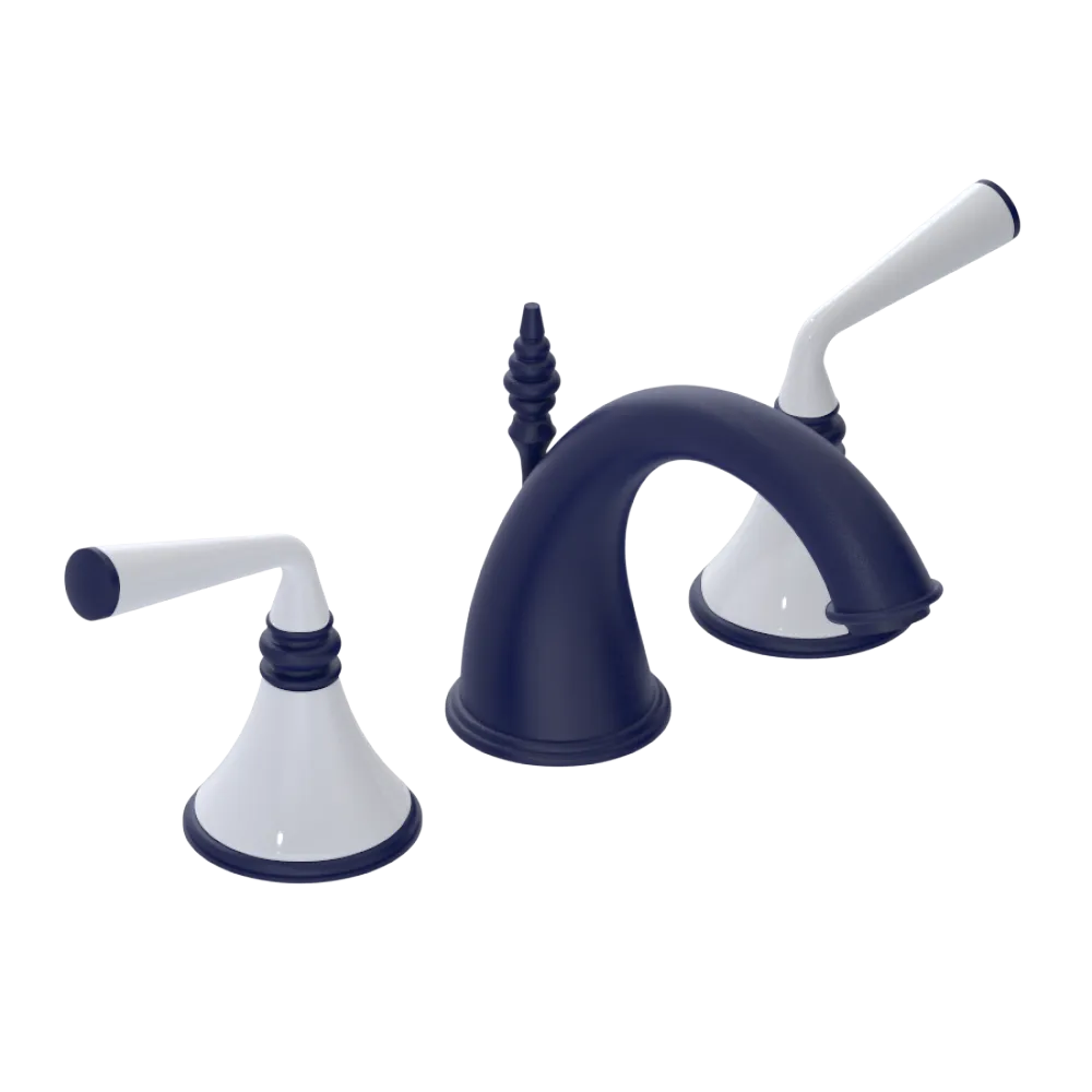 Rubinet Widespread Lav. Set. (less drain) Midnight Blue