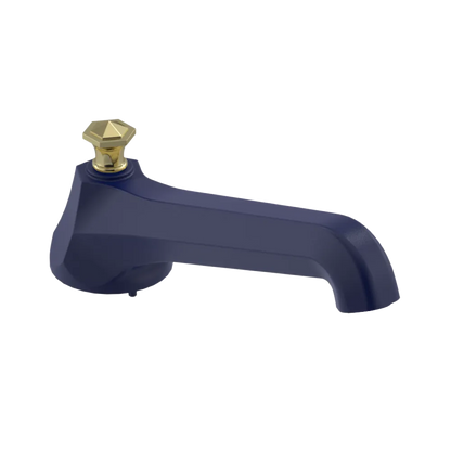 Rubinet Tub Filler Spout Deck Mount Midnight Blue