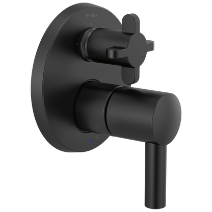 Brizo Pressure Balance Valve With Integrated 3 Function Diverter Trim Less Handles
