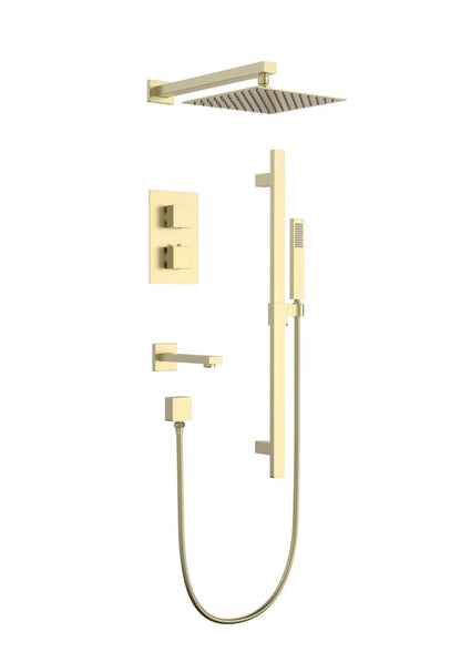 Aquaflo Kent 3-Way Thermostatic Shower Set