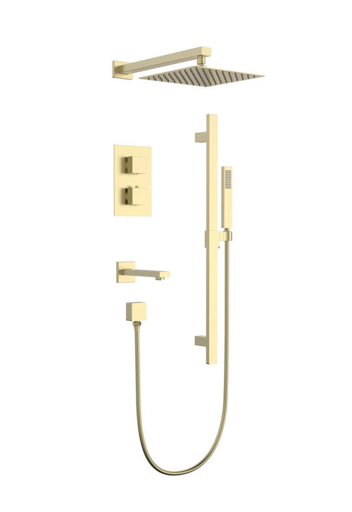 Aquaflo Kent 3-Way Thermostatic Shower Set
