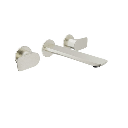 Baril Two handles wall-mounted lavatory faucet, drain not included