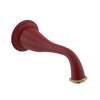 Rubinet Tub Filler Spout Wall Mount Maroon
