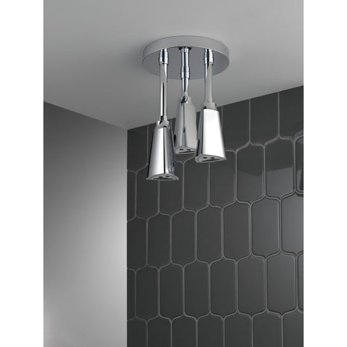 Delta H2Okinetic Pendant Raincan Shower Head with LED