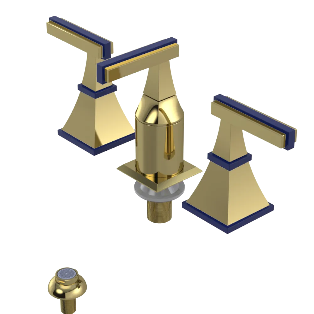 Rubinet Bidet Fitting with Spray, Diverter, and Vacum Breaker (Less Drain) Bright Brass
