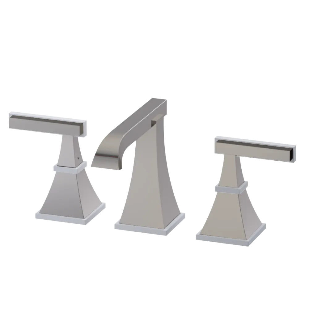 Rubinet Widespread Lav. Set. (less drain) Polished Nickel