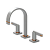 Rubinet Widespread Lav. Set. (less drain) Satin Nickel