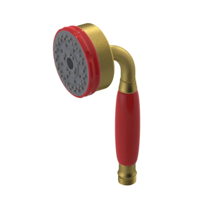 Rubinet 3 Function Hand Held Shower Only Antique Brass Matt