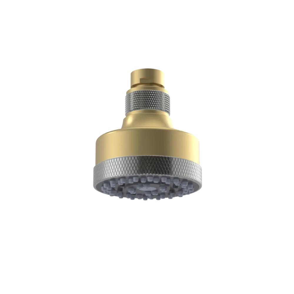 Rubinet 3 FUNCTION SHOWER HEAD Satin Brass