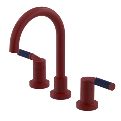 Rubinet Widespread Lav. Set. (less drain) Maroon