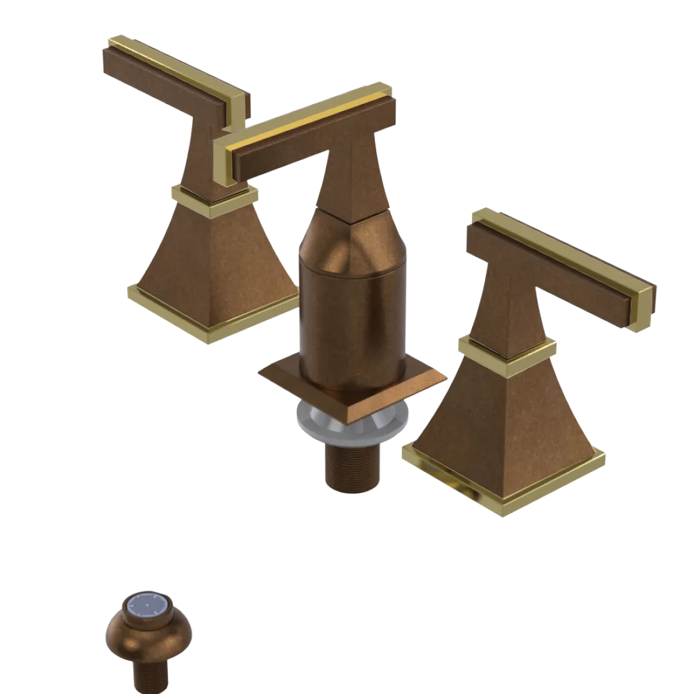 Rubinet Bidet Fitting with Spray, Diverter, and Vacum Breaker (Less Drain) Oil Rubbed Bronze