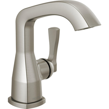 Delta Stryke Single Handle Bathroom Faucet - Lumicoat Stainless