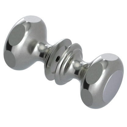 Rubinet Shower Door Knob (set) Satin Nickel