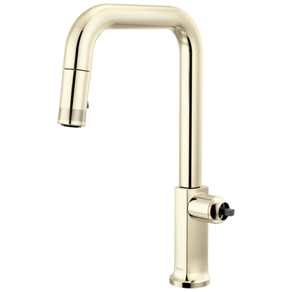 Brizo Pull Down Faucet With Square Spout Less Handle