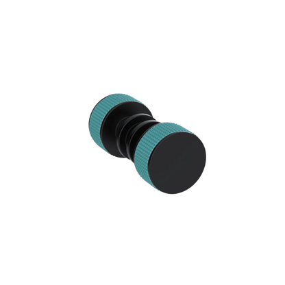 Rubinet Shower Door Knob (set) Matt Black