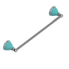Rubinet Towel Bar 18" Polished Nickel