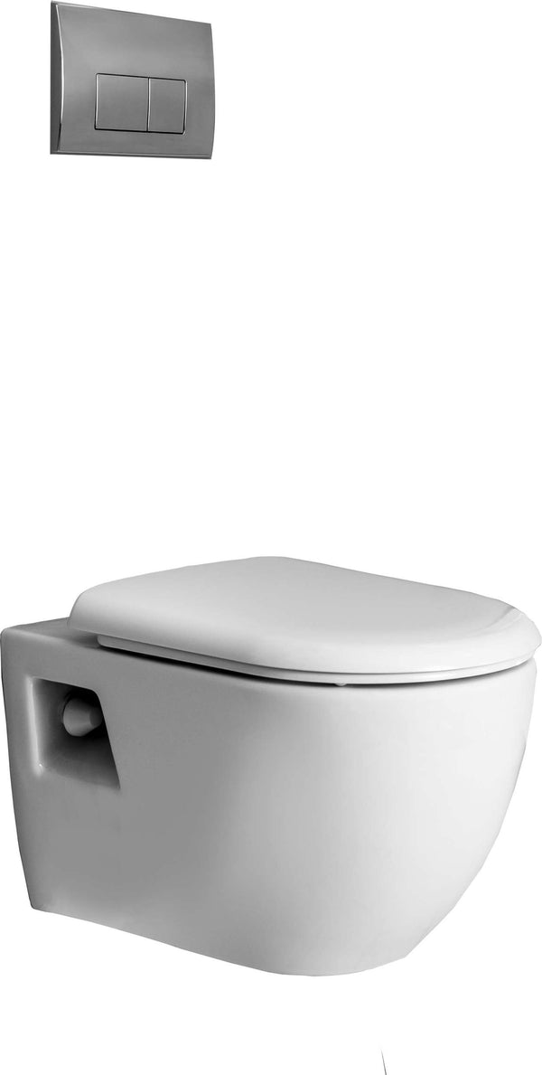 Contrac Canaan 5782CFW Bowl Wall-Hung Toilet