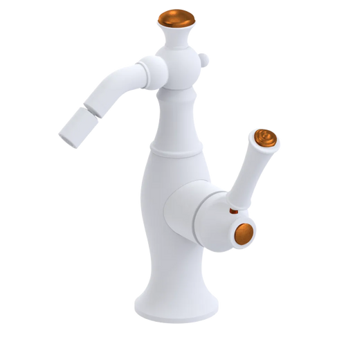 Rubinet Single Control Bidet Fitting (less drain) Matt White