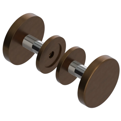 Rubinet Shower Door Knob (set) Tuscan Brass