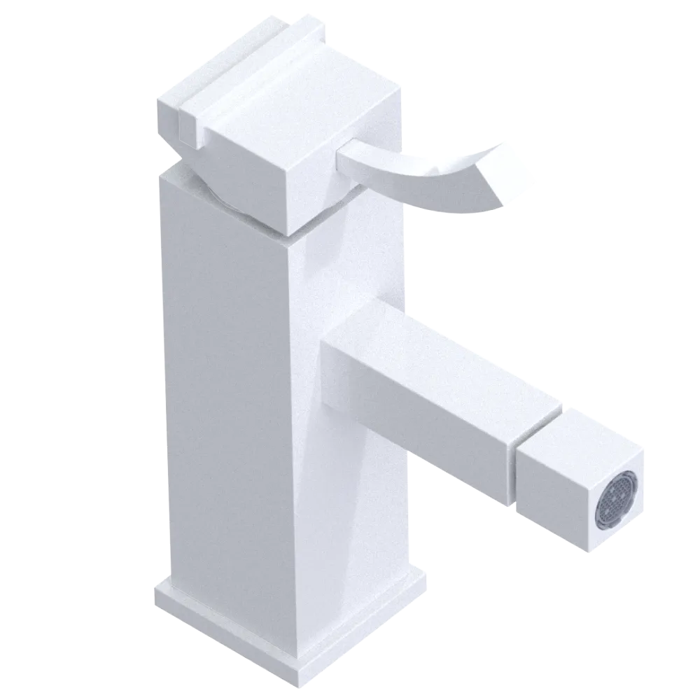 Rubinet Single Control Bidet Fitting (less drain) White