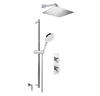 Cabano 3/4" thermostatic 2-way shower valve with hand shower - TRIM ONLY