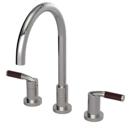 Rubinet Widespread Kitchen Set Polished Nickel