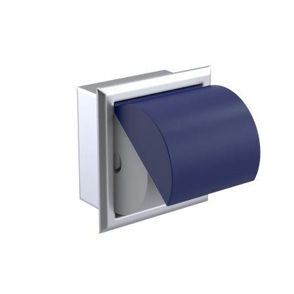 Rubinet RECESSED TOILET PAPER HOLDER Satin Chrome