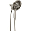 Universal Showering IN2ITION Hssh 1.75 GPM 4-SETTING - Stainless Steel
