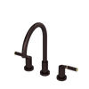 Rubinet Widespread Kitchen Set Oil Rubbed Bronze
