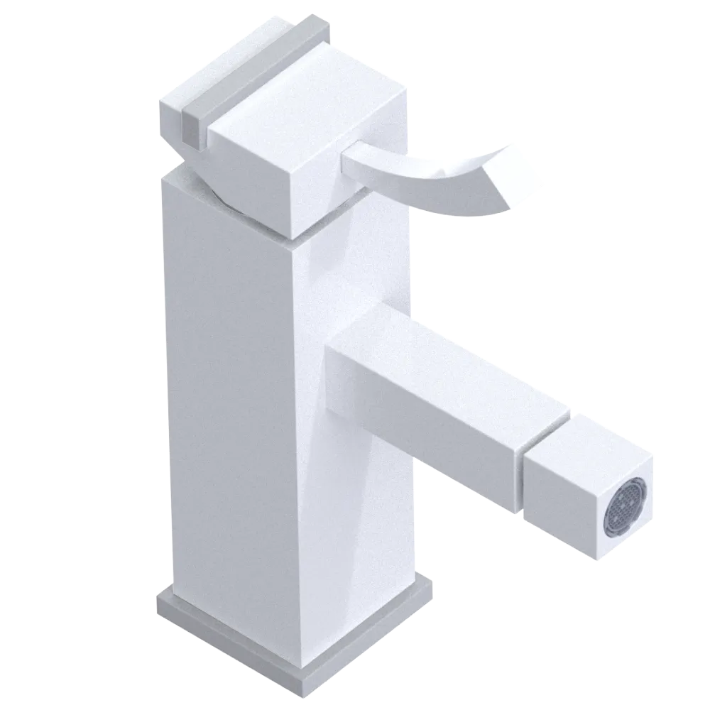 Rubinet Single Control Bidet Fitting (less drain) White