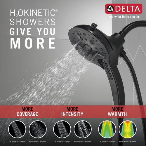 Delta In2ition H2Okinetic 5-Setting Two-in-One Shower