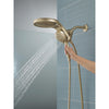 Delta HydroRain H2Okinetic 5-Setting Two-In-One Shower Head