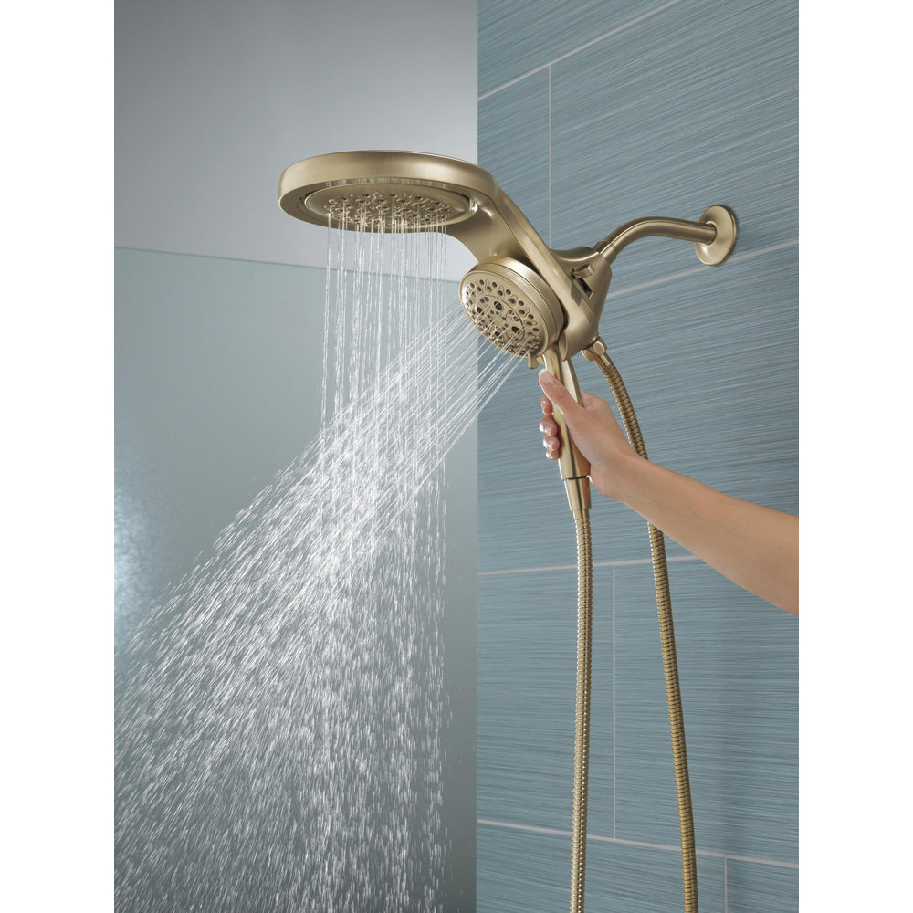 Delta HydroRain H2Okinetic 5-Setting Two-In-One Shower Head